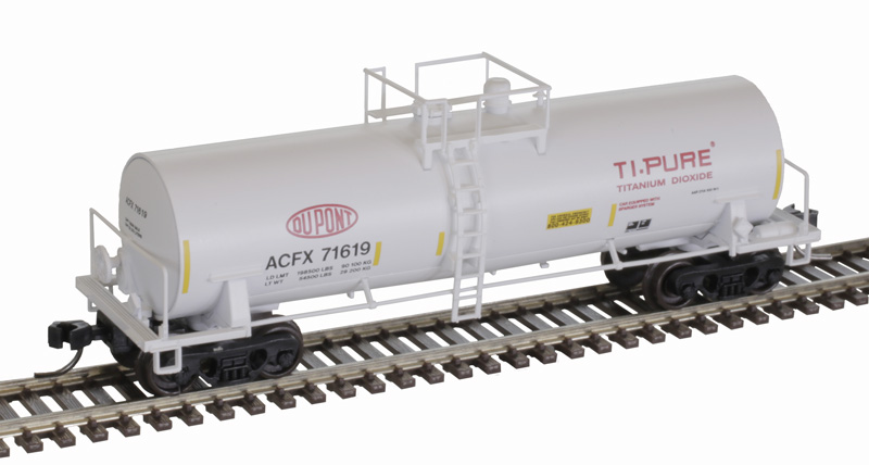 Atlas N 50006154 ACF 14,000-Gallon Kaolin Tank Car Dupont TiPure