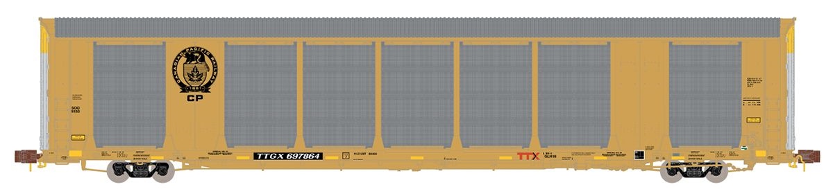 ScaleTrains Rivet Counter N SXT33739 Gunderson Multi-Max Autorack Canadian Pacific 'Beaver Logo' TTGX #697951