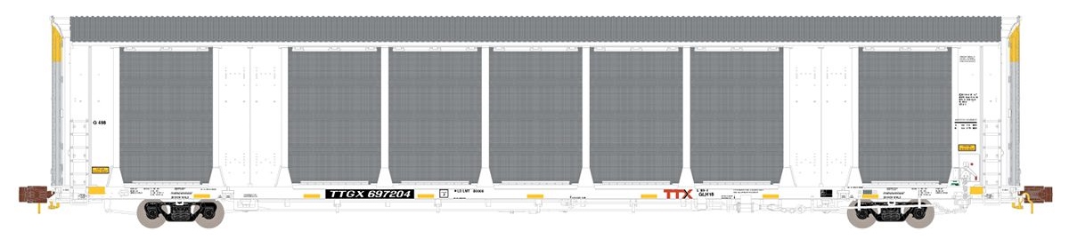 ScaleTrains Rivet Counter N SXT33759 Gunderson Multi-Max Autorack TTX 'White' TTGX #698204