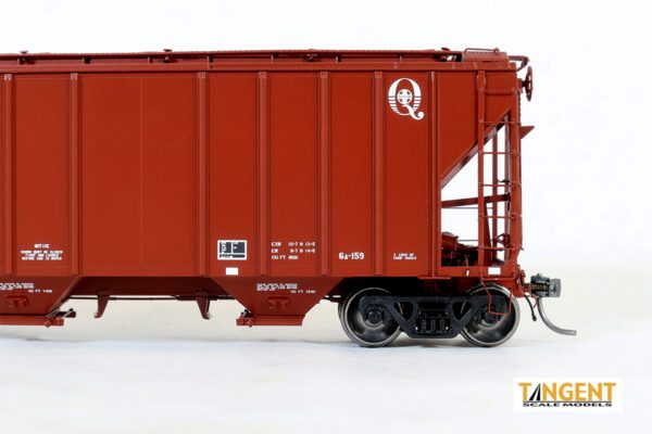 Tangent Scale Models HO 28010-04 GATC 4500 Covered Hopper ATSF 'Quality Repaint 1991' ATSF #306751