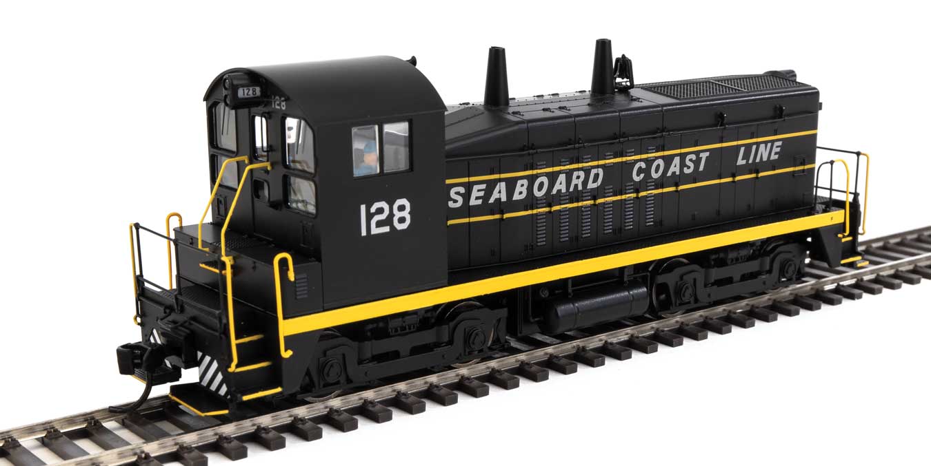 Walthers Mainline HO 910-10674 DCC Ready EMD SW7 Locomotive Phase II Seaboard Coast Line SCL #128 