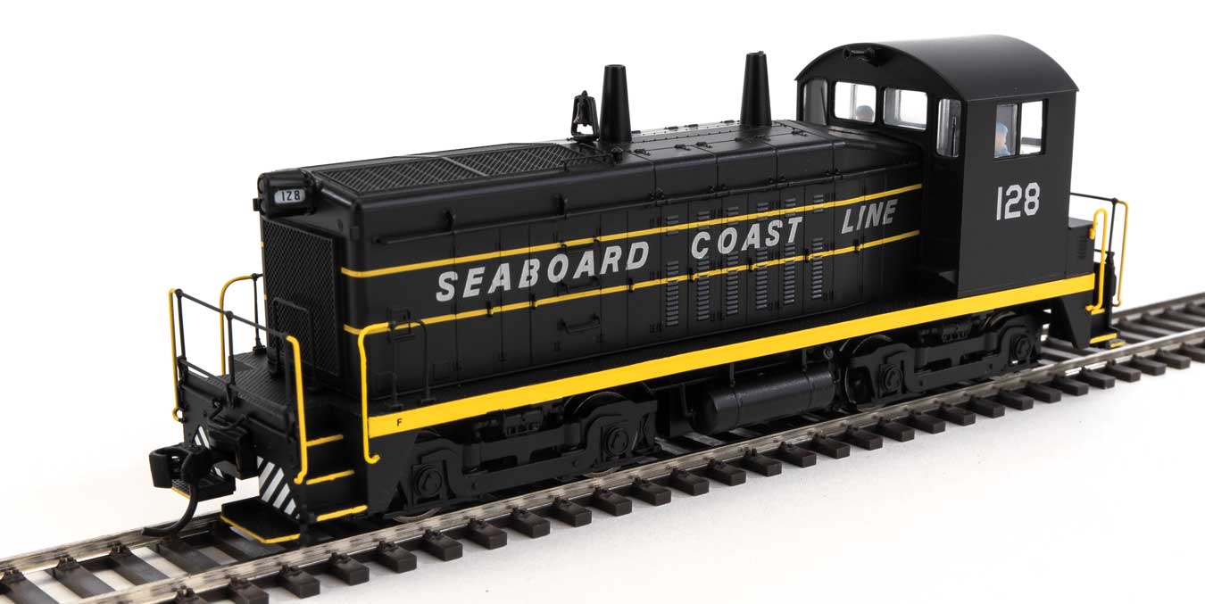 Walthers Mainline HO 910-10674 DCC Ready EMD SW7 Locomotive Phase II Seaboard Coast Line SCL #128 