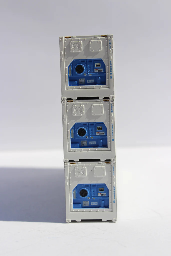 Jacksonville Terminal Company N 406514 Interfresh and ITEL scheme 40' High Cube Reefer Set 6-Pack