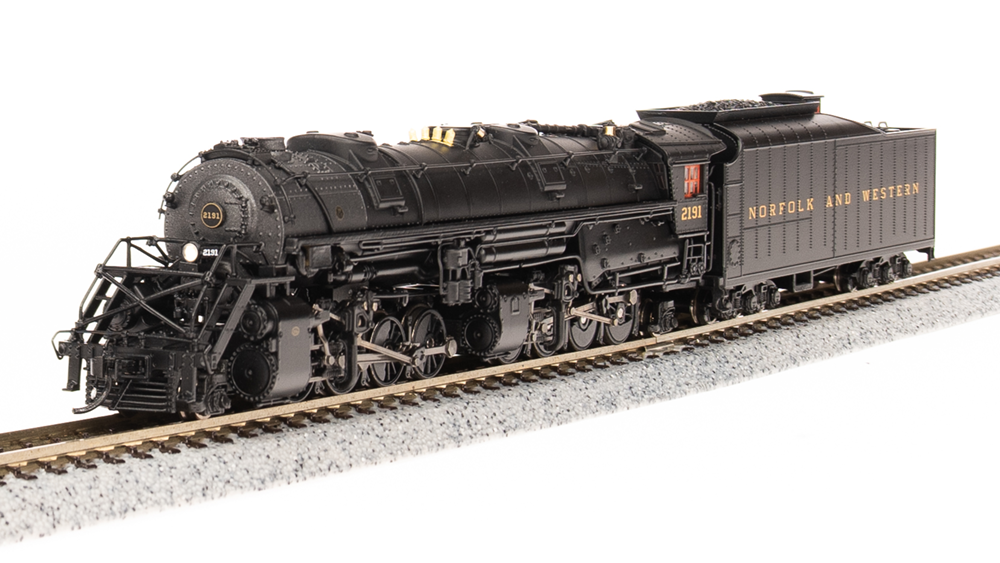 Broadway Limited Imports N 7222 Norfolk & Western Y6b 2-8-8-2 Locomotive Paragon4 Sound/DC/DCC with 22I Tender N&W #2195