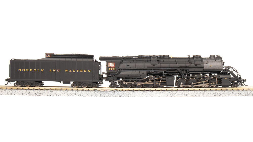 Broadway Limited Imports N 7222 Norfolk & Western Y6b 2-8-8-2 Locomotive Paragon4 Sound/DC/DCC with 22I Tender N&W #2195