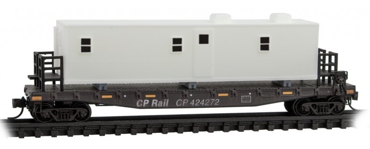 Micro Trains Line N 983 02 212 Camp Car Set Weathered CP Rail CP 4-Pack