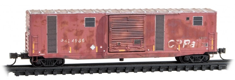 Micro Trains Line N 983 02 212 Camp Car Set Weathered CP Rail CP 4-Pack