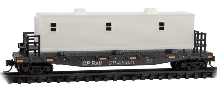 Micro Trains Line N 983 02 212 Camp Car Set Weathered CP Rail CP 4-Pack