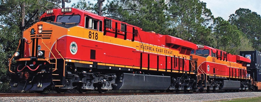 Kato N 176-8947 DCC Ready GE ES44C4 GEVO Locomotive Florida East Coast FEC #805