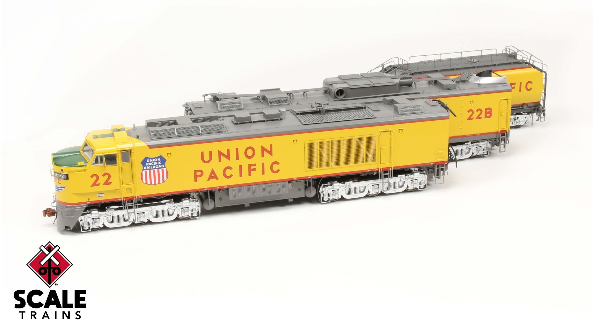 ScaleTrains Museum Quality HO SXT70089 DCC/ESU Loksound 5 Equipped Union Pacific GTEL 8500 Horsepower BIG BLOW Turbine UP #22