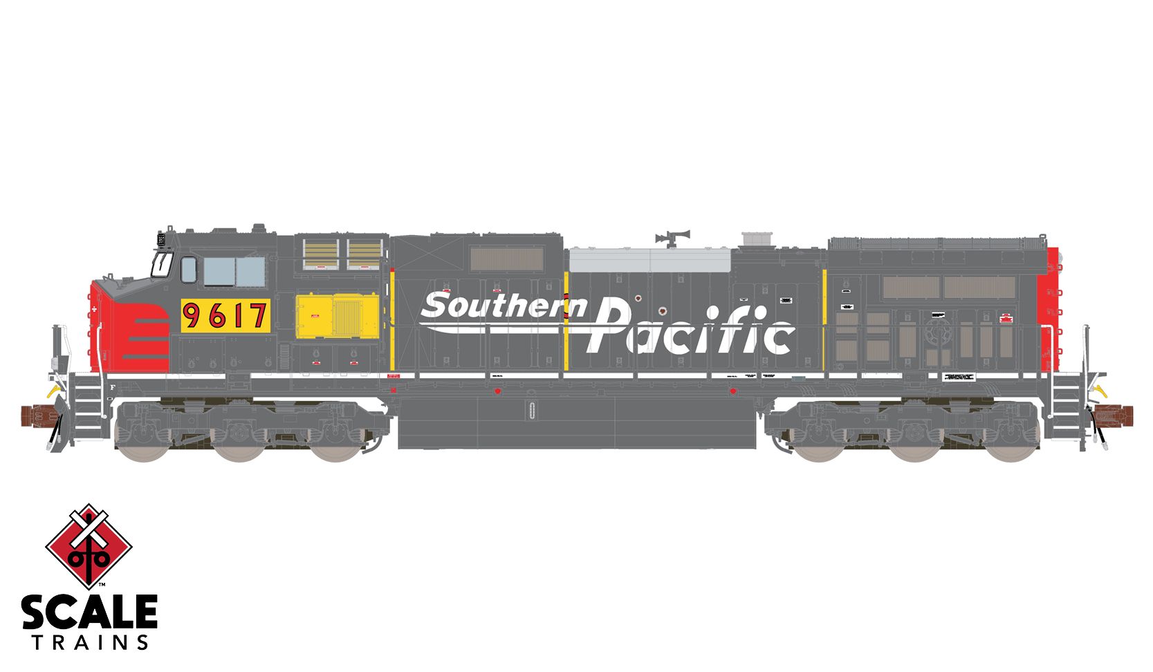 ScaleTrains Rivet Counter N SXT38549 DCC/ESU LokSound 5 Equipped GE DASH 9-44CW Locomotive Union Pacific 'ex-Southern Pacific Speed Lettering Patch' UP #9571