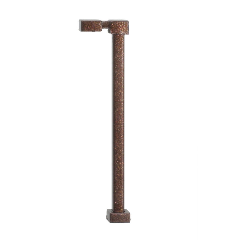 Atlas N 70000180 Light Fixture Single-Arm Square Bronze Color Cool White LED 15 Scale Feet Tall 3-Pack