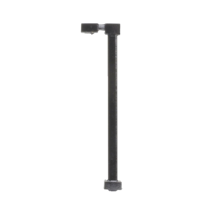 Atlas N 70000182 Light Fixture Single-Arm Square Black Color Cool White LED 15 Scale Feet Tall 3-Pack