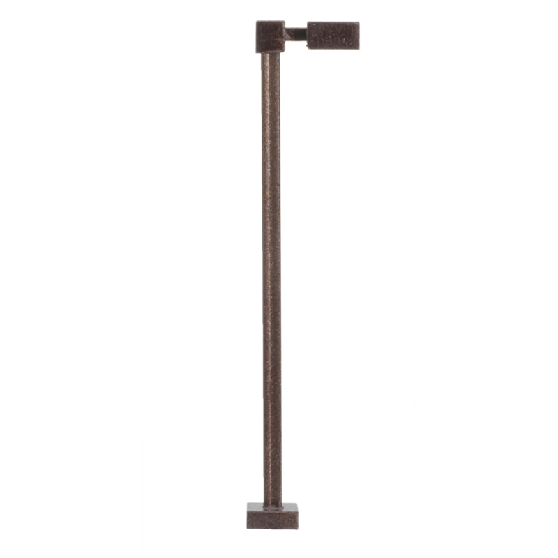 Atlas HO 70000202 Light Fixture Single-Arm Square Bronze Color Cool White LED 15 Scale Feet Tall 3-Pack
