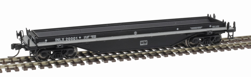 Atlas Master N 50004886 42' Coil Steel Car with Fishbelly Side Sill No Cover Inland Steel INLX #20040