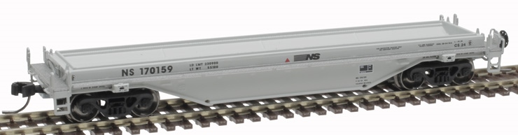 Atlas Master N 50004895 42' Coil Steel Car with Fishbelly Side Sill No Cover Norfolk Southern 'Class CS 24' NS #170159