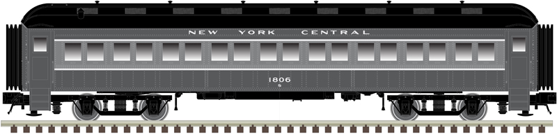 Atlas Trainman N 50006234 ACF 60' Passenger Coach New York Central #1894