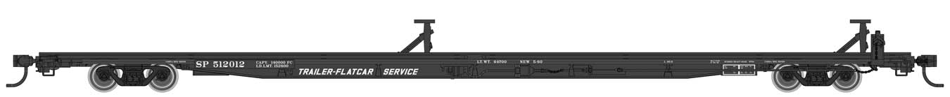 Walthers Mainline HO 910-5531 85' General American G85 Flatcar Southern Pacific SP #512012