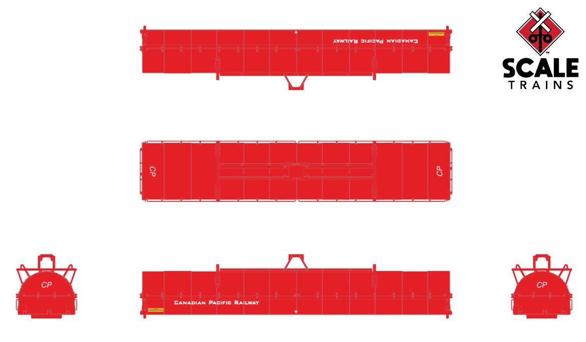 ScaleTrains Rivet Counter N SXT33535 Thrall-Trinity 42' Coil Steel Car Canadian Pacific CP #346367