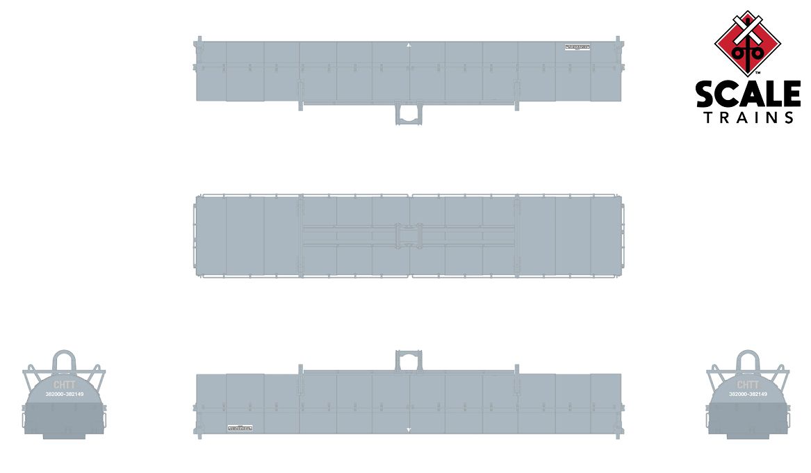 ScaleTrains Rivet Counter N SXT33550 Thrall-Trinity 42' Coil Steel Car Union Pacific 'Shield' CHTT #100400