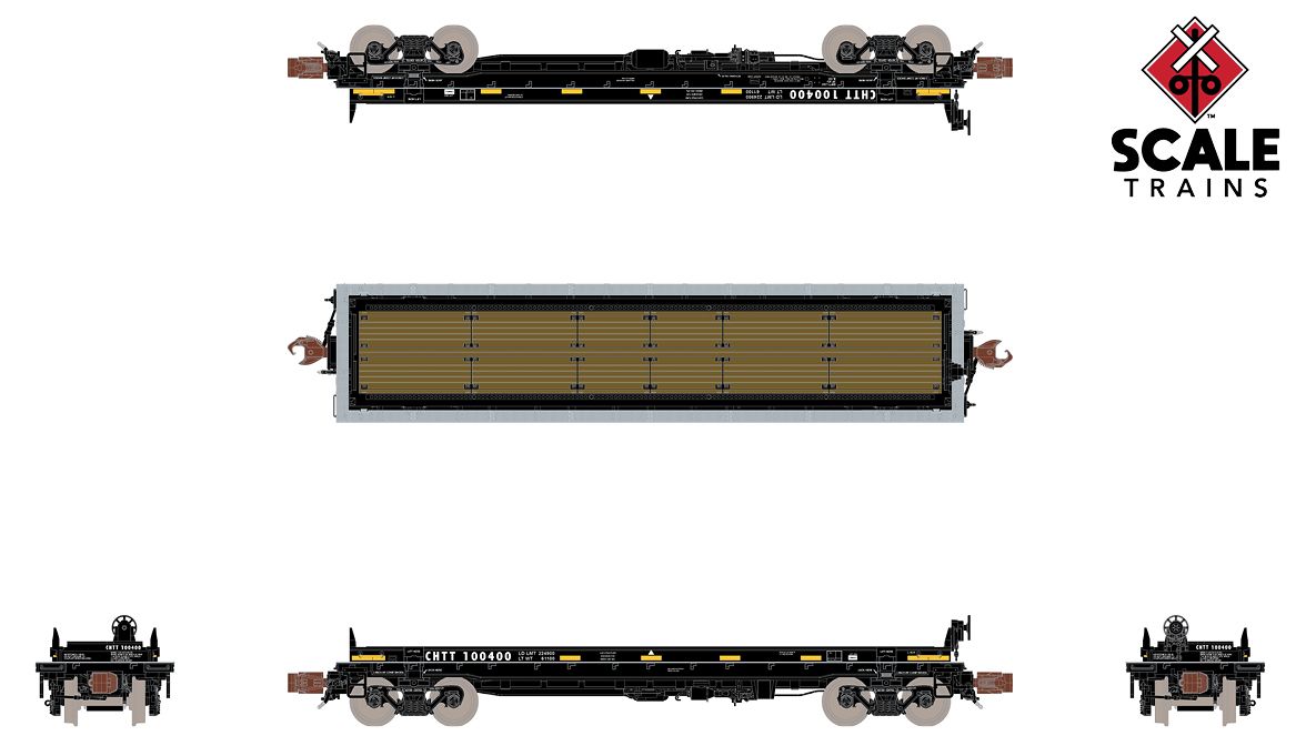 ScaleTrains Rivet Counter N SXT33550 Thrall-Trinity 42' Coil Steel Car Union Pacific 'Shield' CHTT #100400