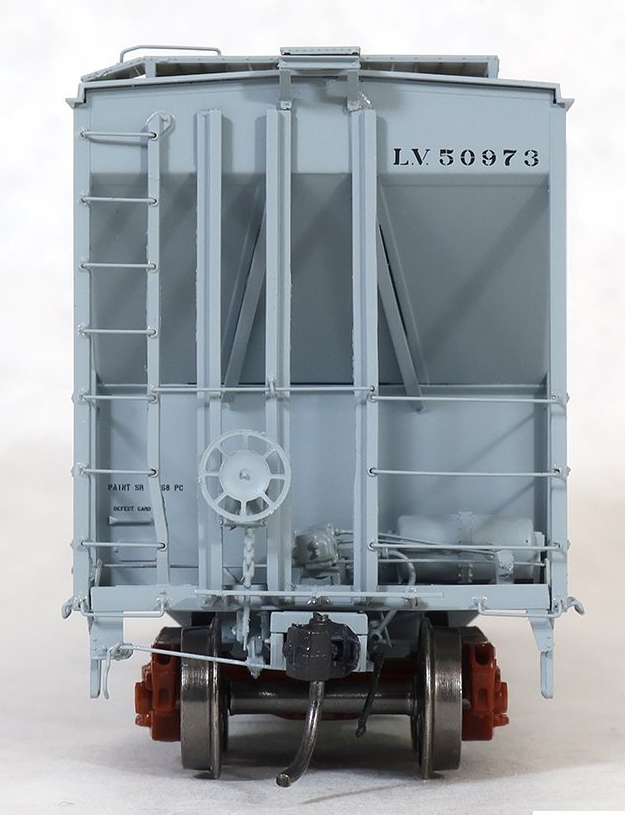 Tangent Scale Models HO 28061-10 PC Samuel Rea Shops 4600 Covered Hopper Lehigh Valley 'Delivery Gray 12-1968' LV #50984