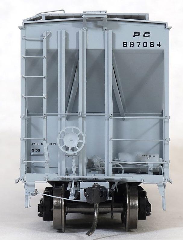 Tangent Scale Models HO 28063-08 PC Samuel Rea Shops 4600 Covered Hopper Penn Central H51 'Delivery Gray 9-1968' PC #887066