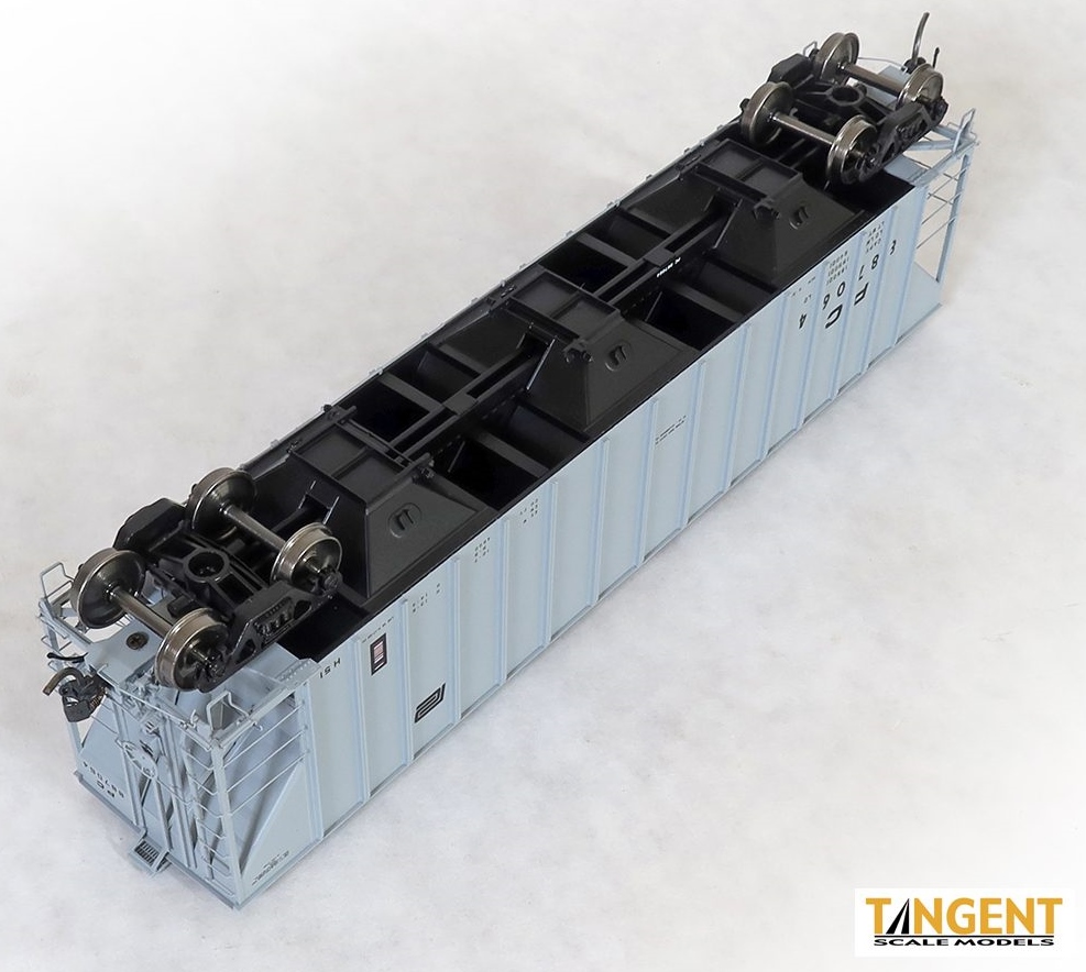 Tangent Scale Models HO 28063-12 PC Samuel Rea Shops 4600 Covered Hopper Penn Central H51 'Delivery Gray 9-1968' PC #887085