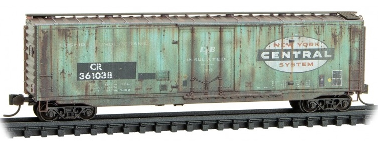 Micro Trains Line N 983 05 041 50' Boxcars Weathered Conrail CR 3-Pack - with Jewel Cases