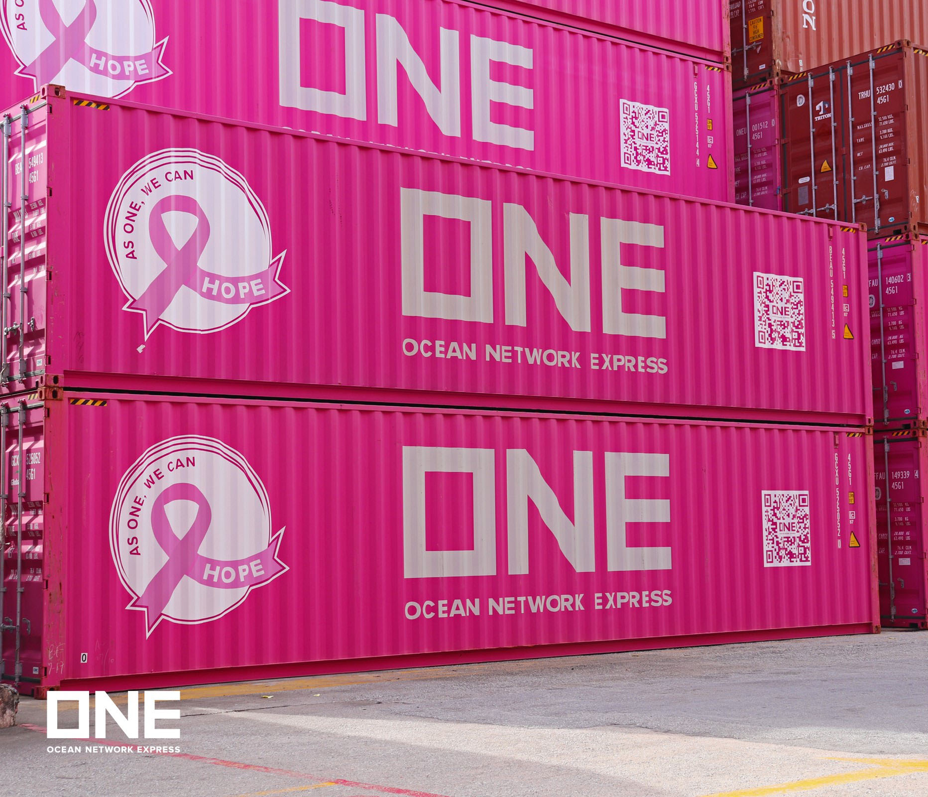 Aurora Miniatures HO HCBONT4LH1 40′ HiCube Dry Containers ONE 'GCXU