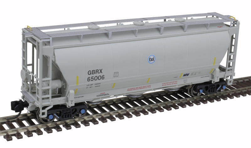 Atlas Master Plus N 50006218 Trinity 3230 Pressure Differential PD Covered Hopper TXI GBRX #65005
