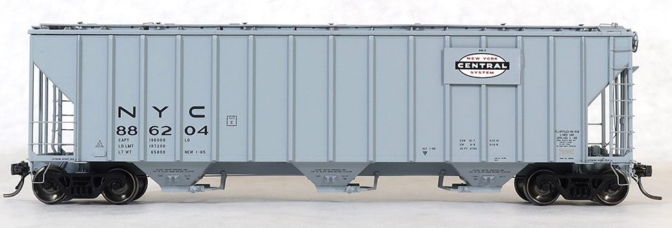 Tangent Scale Models HO 28111-02 General American 4700 Covered Hopper New York Central 946H 'Delivery Gray 1-1965' NYC #886207
