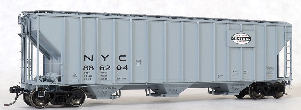 Tangent Scale Models HO 28111-04 General American 4700 Covered Hopper New York Central 946H 'Delivery Gray 1-1965' NYC #886210