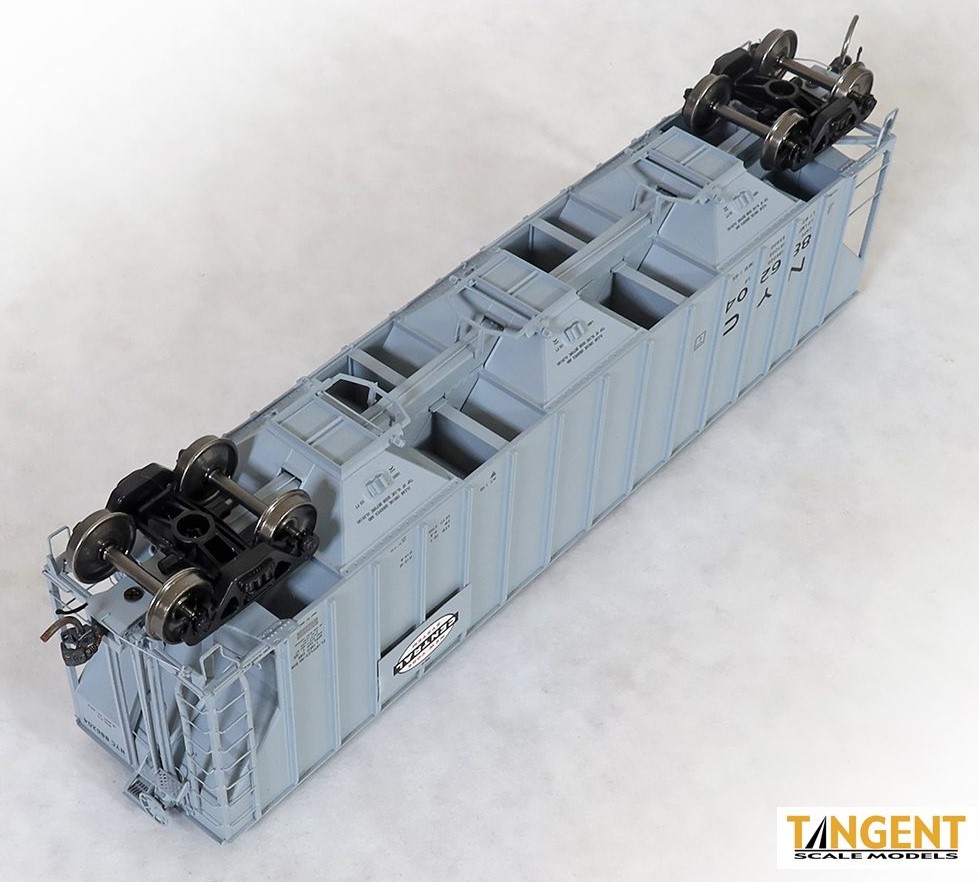 Tangent Scale Models HO 28111-09 General American 4700 Covered Hopper New York Central 946H 'Delivery Gray 1-1965' NYC #886219