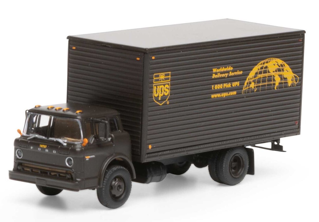 Athearn RTR HO ATH2961 Ford C Box Van UPS