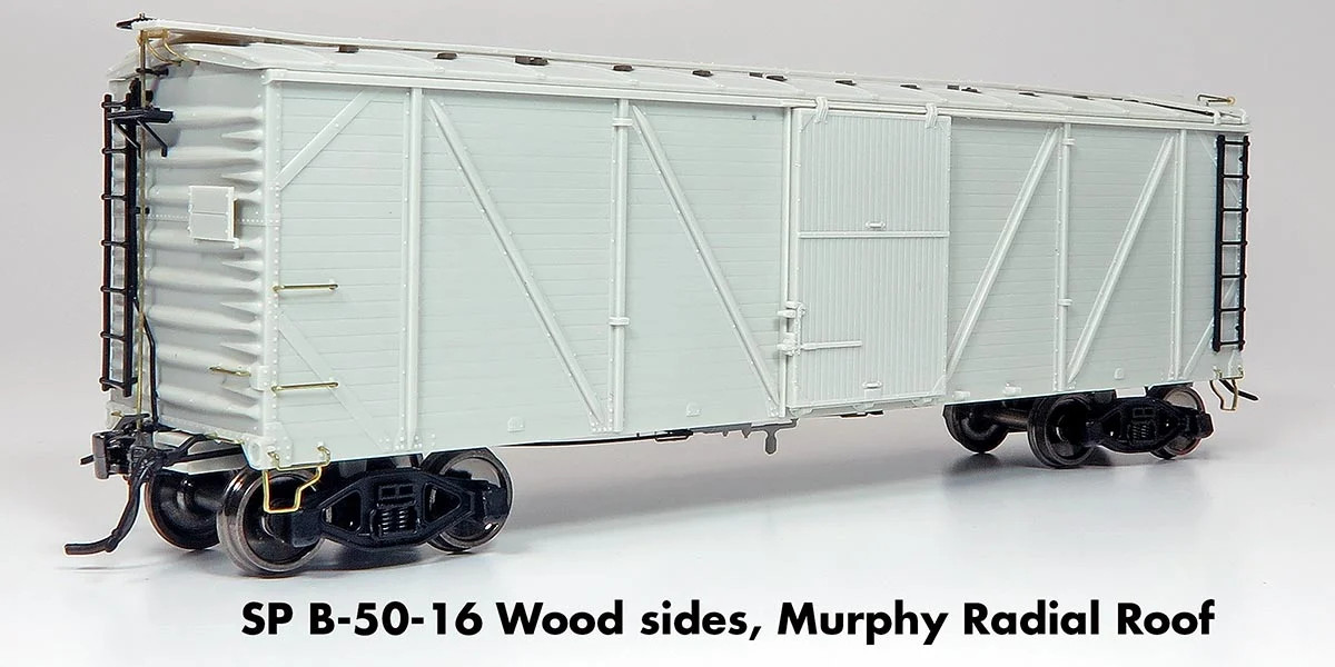 Rapido Trains Inc HO 171002-15203 Southern Pacific B-50-15 Boxcar '1946 to 1952 scheme' As Built w/ Murphy Roof SP #15203