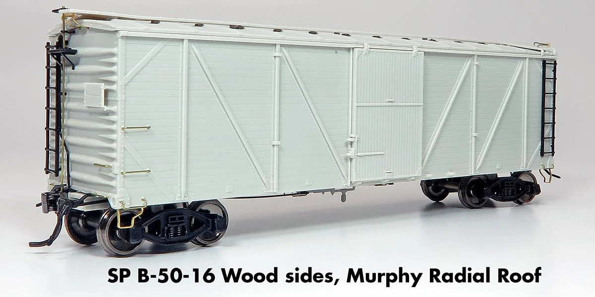 Rapido Trains Inc HO 171051-37386 Southern Pacific B-50-16 Boxcar '1931 to 1946 scheme' As Built w/ Viking Roof SP #37386