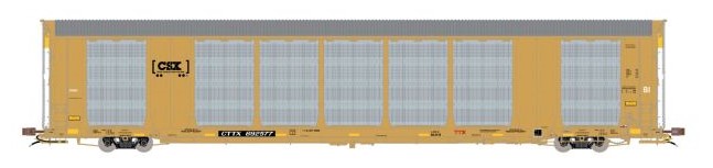 ScaleTrains Rivet Counter HO SXT38881 Gunderson Multi-Max Autorack CSX Boxcar Logo CTTX #692577