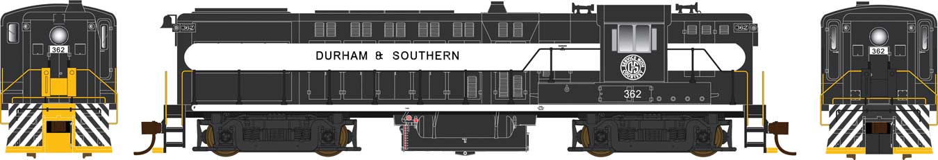 Bowser Executive Line HO 25090 DCC/LokSound Equipped Baldwin DRS-4-4-1500 Locomotive Durham & Southern 'ex-Soo Line' D&S #362