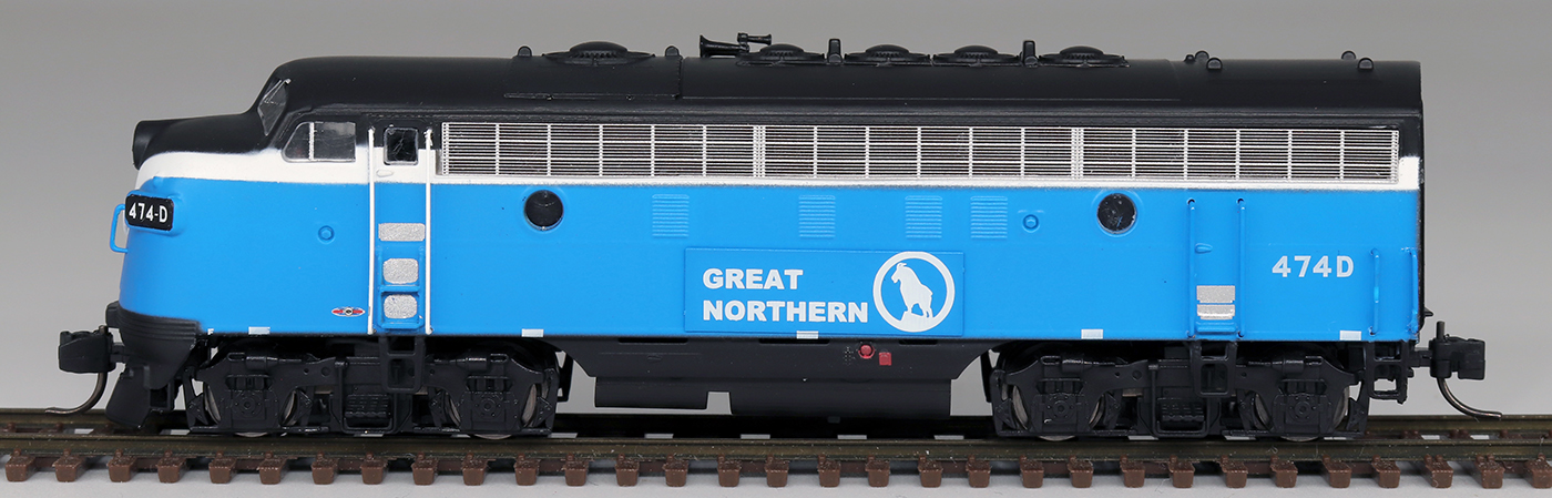 Intermountain N 69225S-06 DCC/ESU LokSound 5 Equipped EMD F7A Locomotive  Great Northern 'Big Sky Blue' GN #309-C