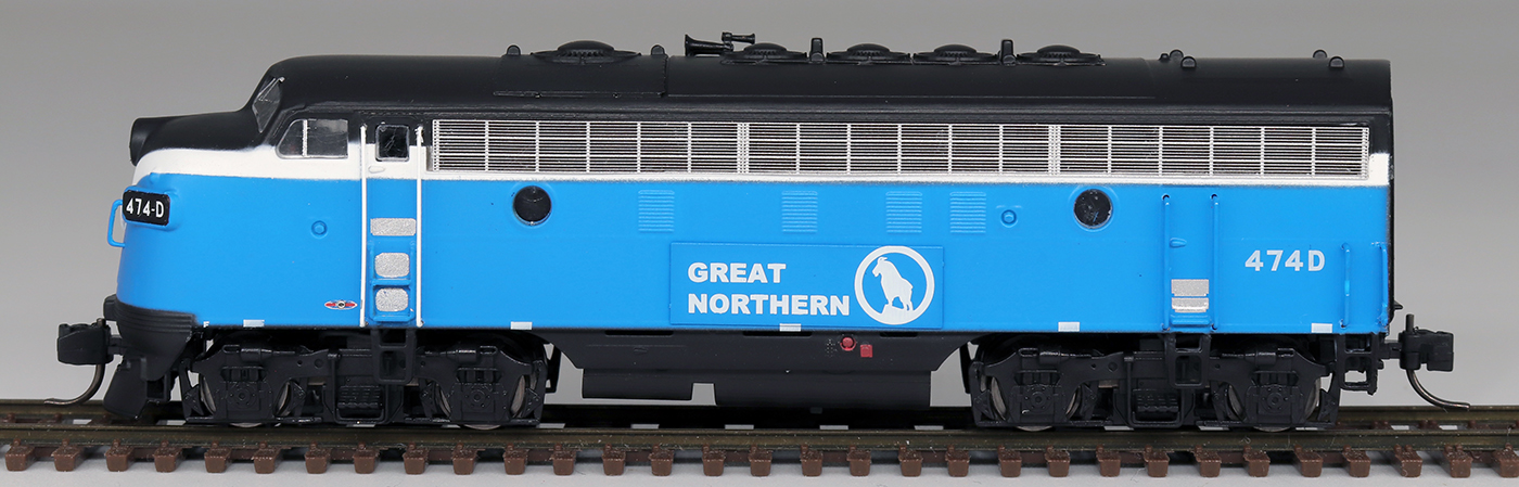 Intermountain N 69225S-06 DCC/ESU LokSound 5 Equipped EMD F7A Locomotive Great Northern 'Big Sky Blue' GN #309-C