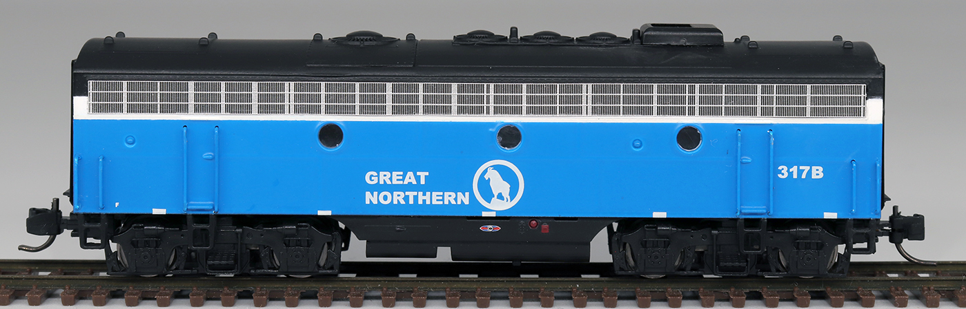 Intermountain N 69725S-03 DCC/ESU LokSound 5 Equipped EMD F7B Locomotive Great Northern 'Big Sky Blue' GN #281-B