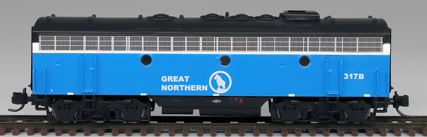 Intermountain N 69725S-04 DCC/ESU LokSound 5 Equipped EMD F7B Locomotive Great Northern 'Big Sky Blue' GN #317-B