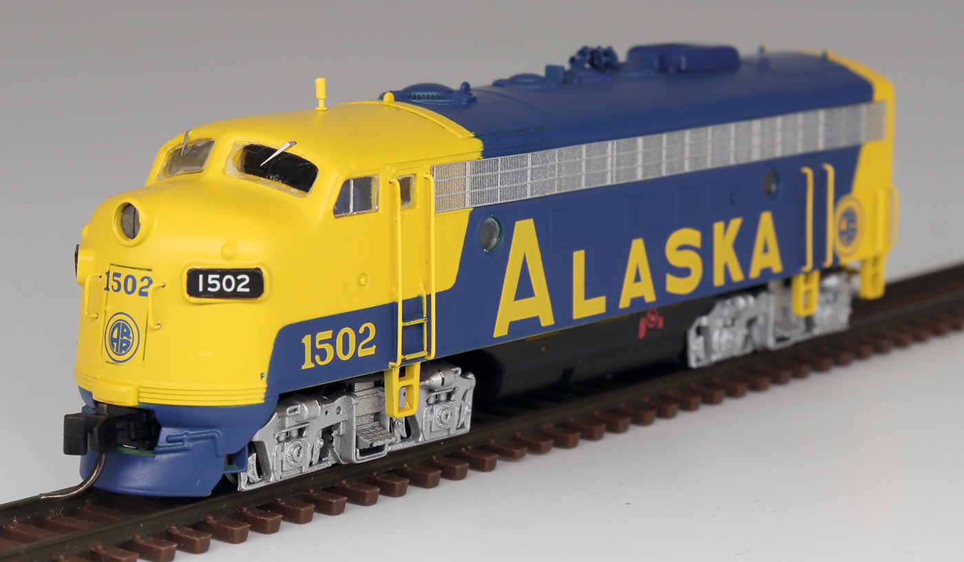 Intermountain N 69266S-04 DCC/ESU LokSound 5 Equipped EMD F7A Locomotive Alaska Railroad ARR #1500