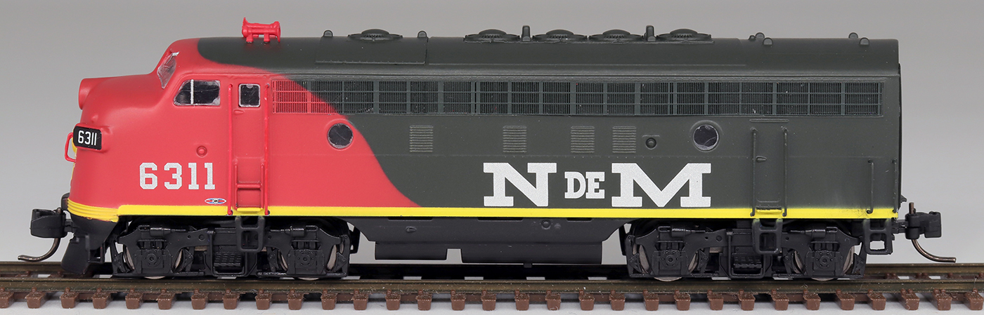 Intermountain N 69267-04 DCC Ready EMD F7A Locomotive Nacionales de México NdeM #6325