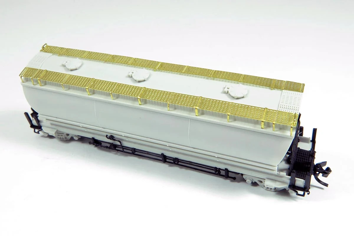 Rapido Trains Inc N 533009-80027 ACF PD3500 Flexi Flo Covered Hopper 'Late' Conrail Scale Test Car CR #80027