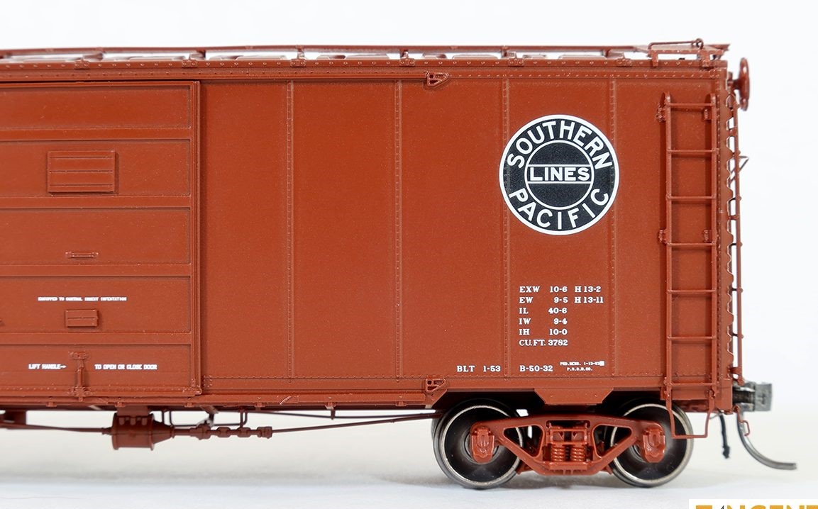 Tangent Scale Models HO 23121-04 Pullman-Standard Southern Pacific Lines Postwar 40’6” Box Car w/ 7′ Door Texas & New Orleans Brown B-50-32 'Delivery 1953+' T&NO #61527