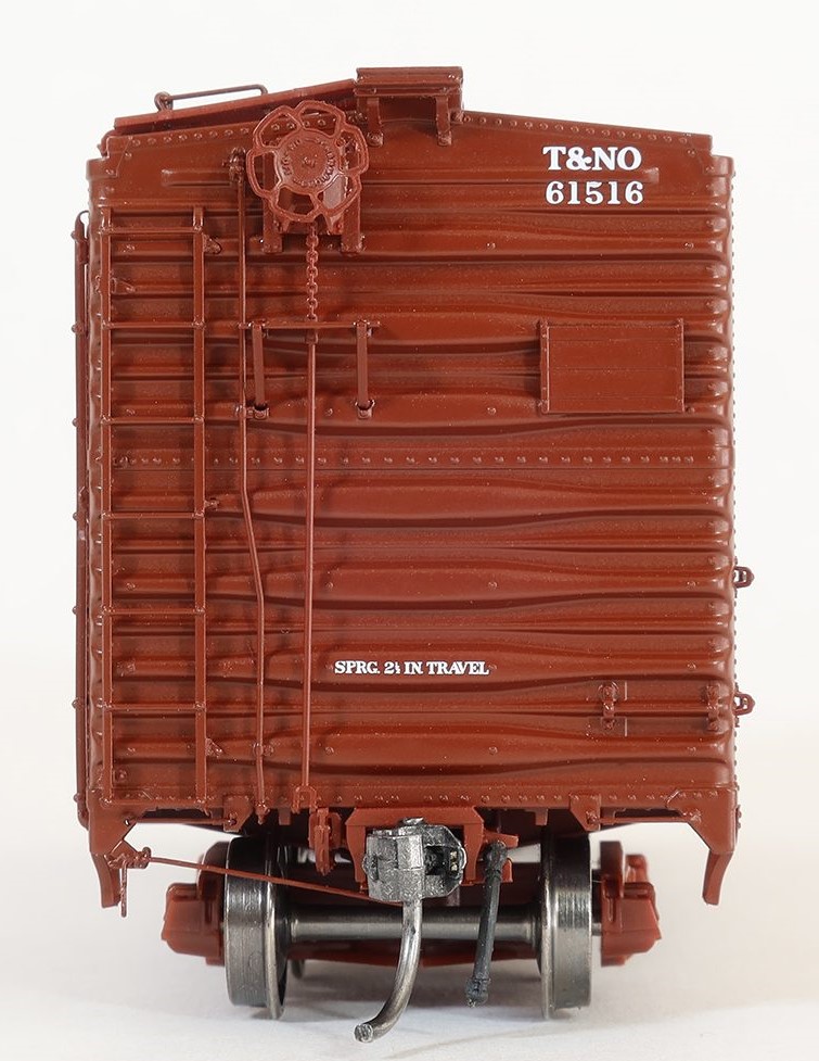 Tangent Scale Models HO 23121-05 Pullman-Standard Southern Pacific Lines Postwar 40’6” Box Car w/ 7′ Door Texas & New Orleans Brown B-50-32 'Delivery 1953+' T&NO #61651