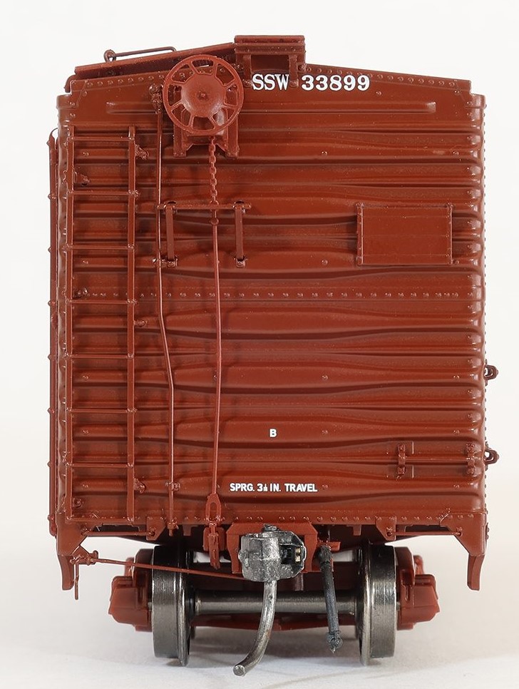 Tangent Scale Models HO 23122-02 Pullman-Standard Southern Pacific Lines Postwar 40’6” Box Car w/ 7′ Door St. Louis Southwest Brown 'Delivery 1951+' SSW #33859