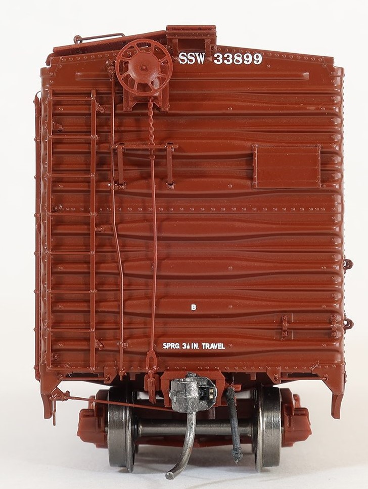 Tangent Scale Models HO 23122-06 Pullman-Standard Southern Pacific Lines Postwar 40’6” Box Car w/ 7′ Door St. Louis Southwest Brown 'Delivery 1951+' SSW #33886